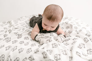 Premium Baby Muslin Blanket Mika Print