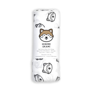 Premium Baby Muslin Blanket Mika Print